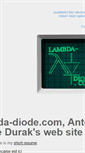 Mobile Screenshot of lambda-diode.com
